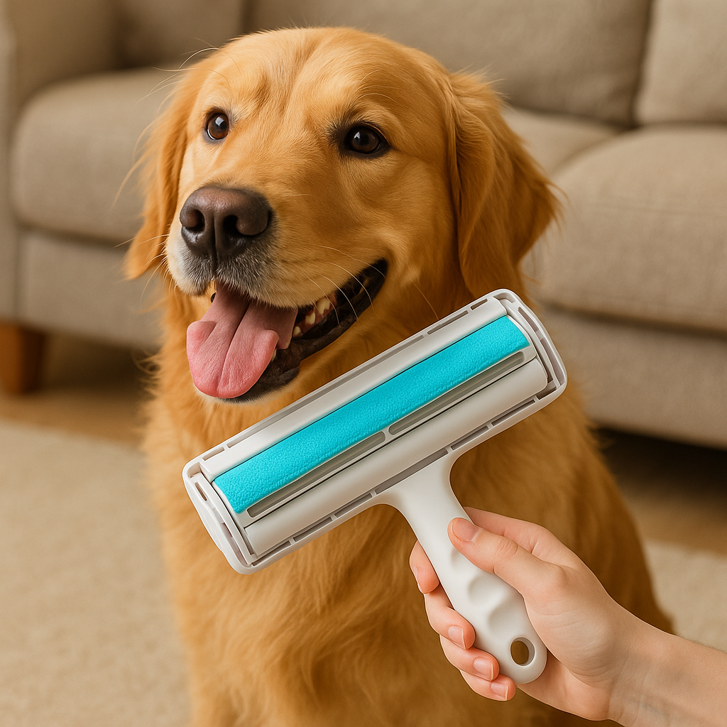 Pet Hair Roller - 2-Way Reusable Brush | Dog & Cat