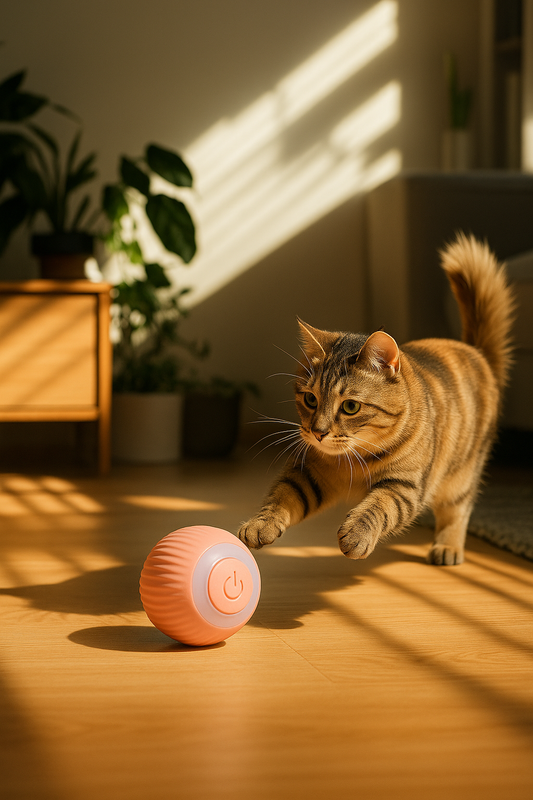 Stimulating & Autonomous Ball – Intelligent Entertainment for Cats